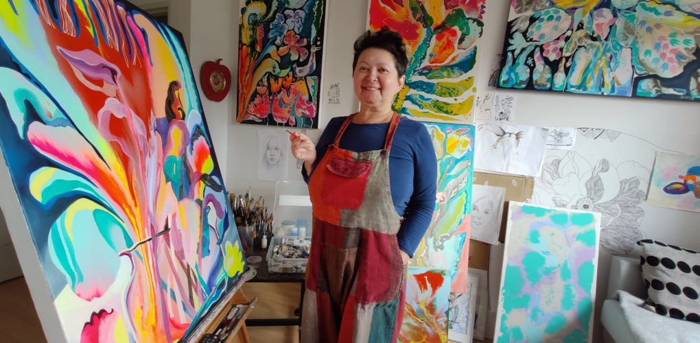 Yelena Revis in her Sydney studio