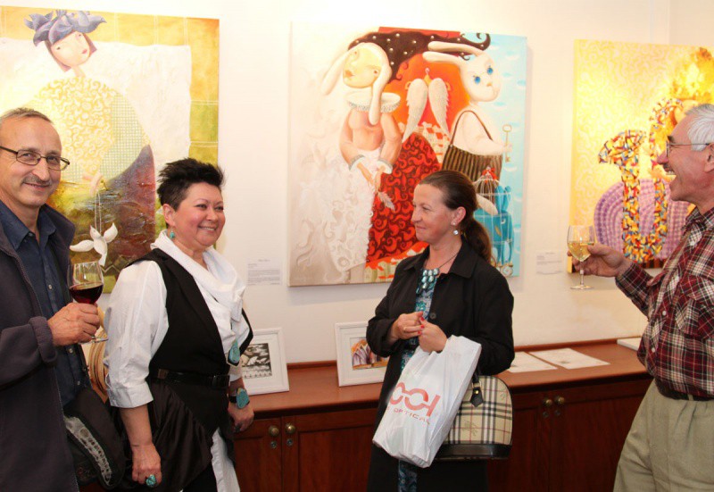 Yelena Revis — Through the Labyrinth exhibition at The Rocks, Sydney