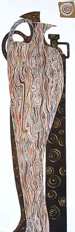 Tango I — acrylic on canvas by Yelena Revis