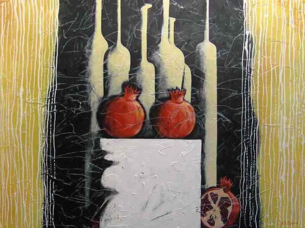 Arlekin — acrylic on canvas by Yelena Revis