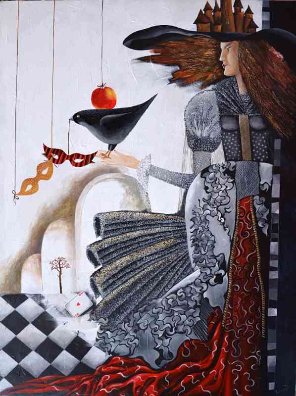 Carnival — acrylic on canvas by Yelena Revis