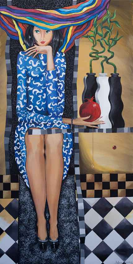 Doubt II — acrylic on canvas by Yelena Revis
