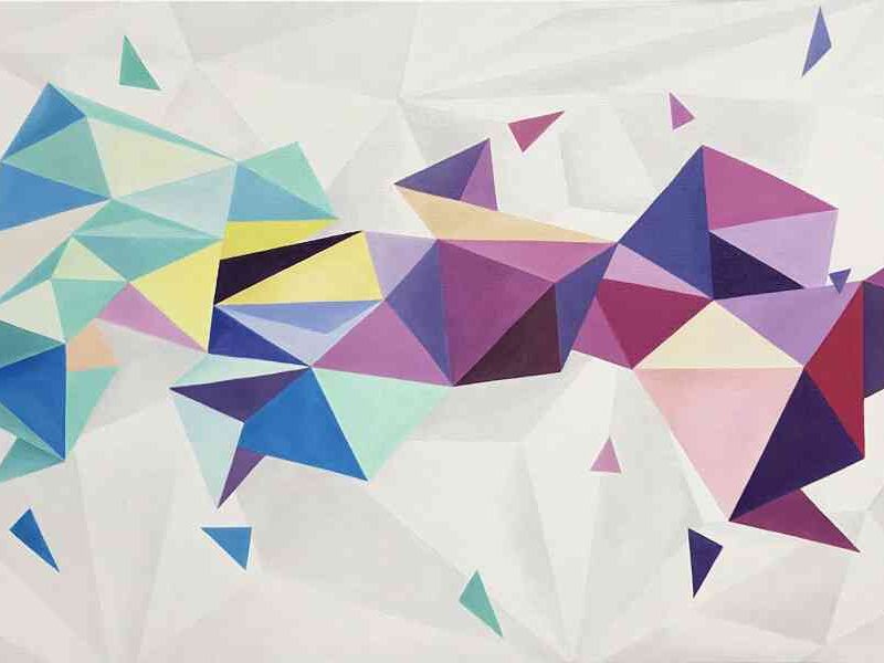 Kaleidoscopic III — oil on canvas by Yelena Revis