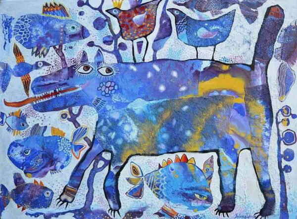 Kingdom — acrylic on canvas by Yelena Revis