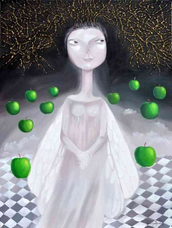 Magic night — acrylic on canvas by Yelena Revis