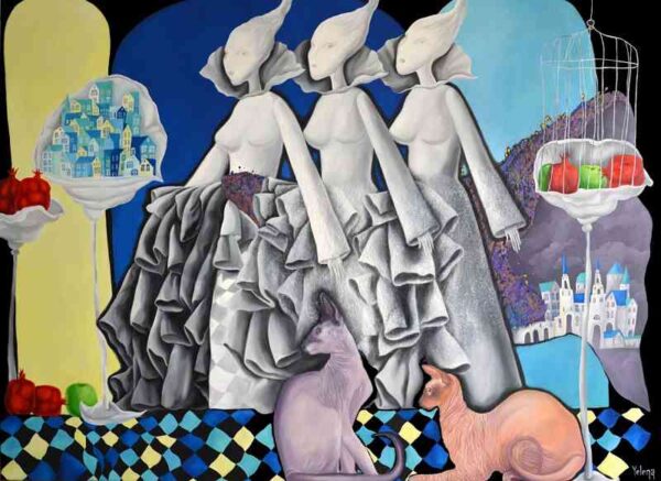 Premonition — oil on canvas by Yelena Revis