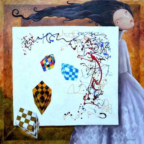 Puzzle — oil on canvas by Yelena Revis
