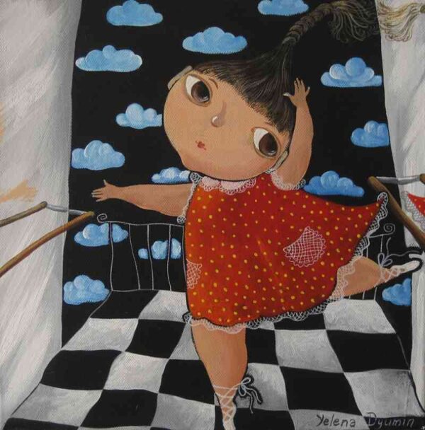 Rehearsal — acrylic on canvas by Yelena Revis