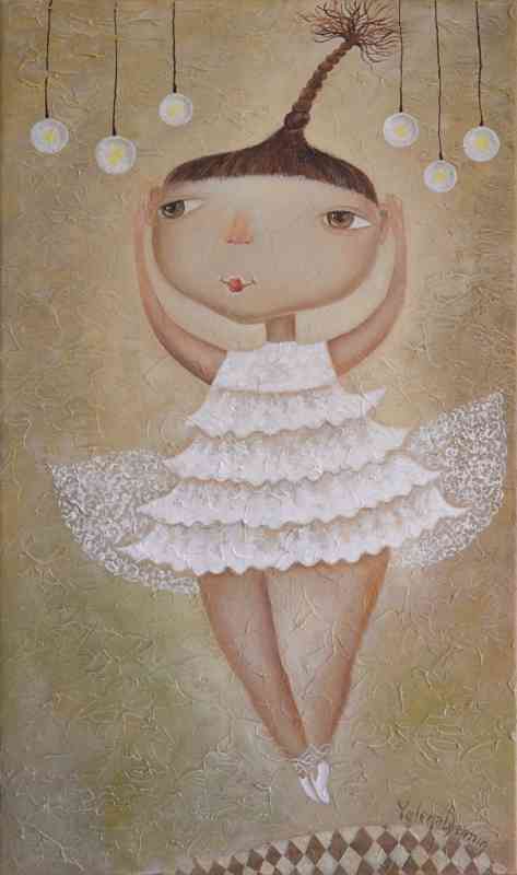 The first fouette — oil on canvas by Yelena Revis