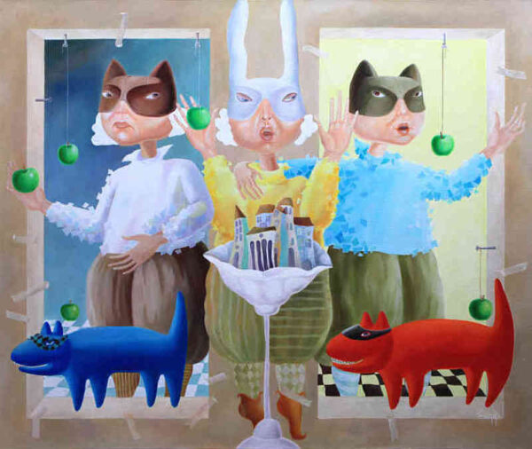 The new guardians — oil on canvas by Yelena Revis