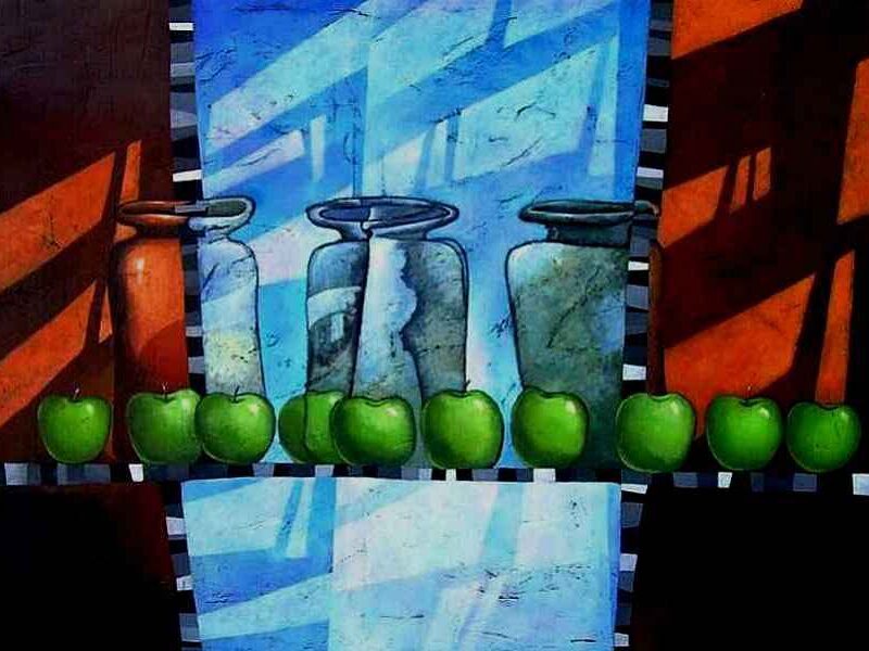 Twilight — acrylic on canvas by Yelena Revis