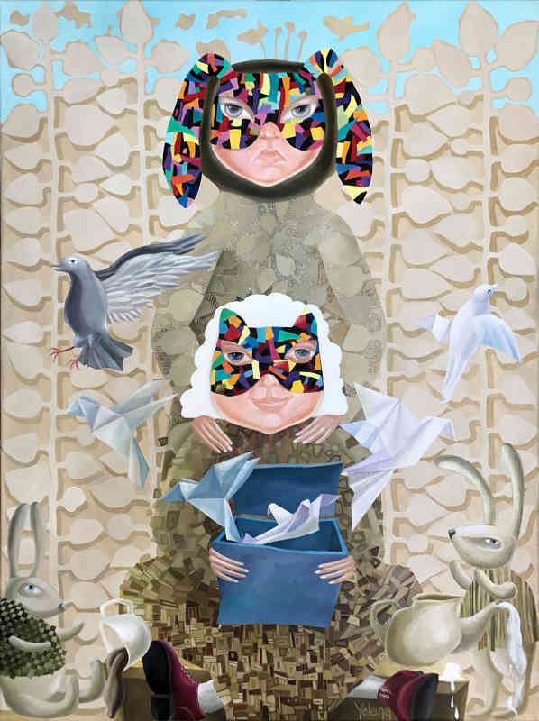 Metamorphosis — oil on canvas by Yelena Revis