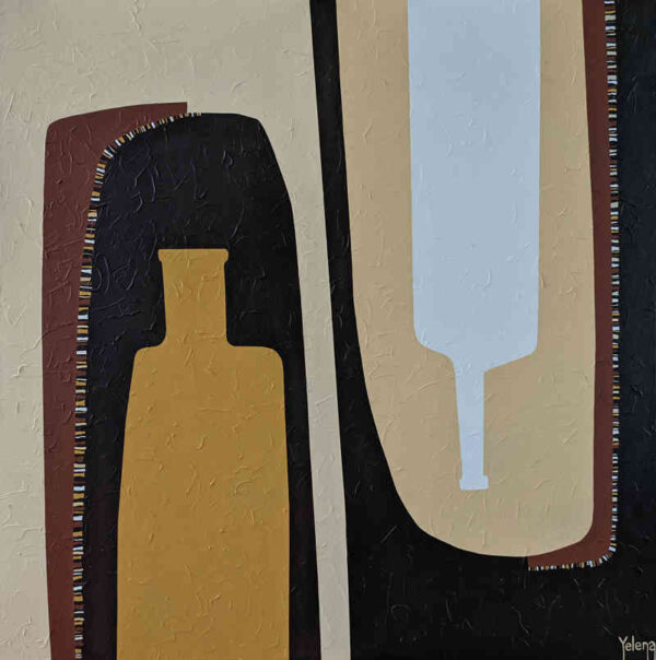 After the weekend — acrylic on canvas by Yelena Revis