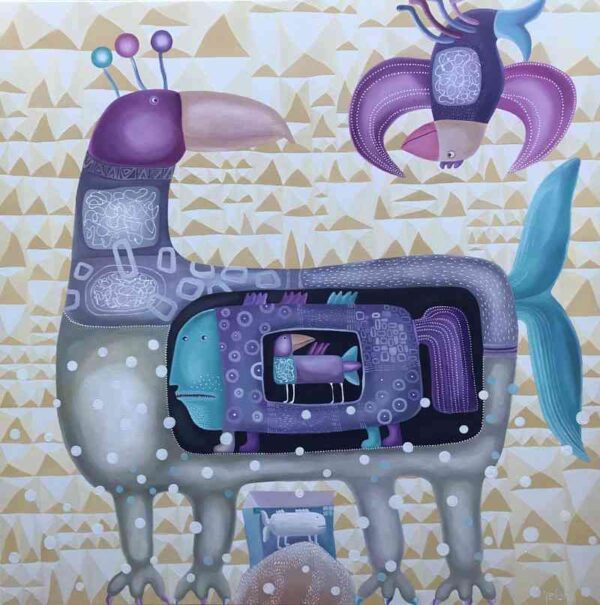 Alienated — oil on canvas by Yelena Revis