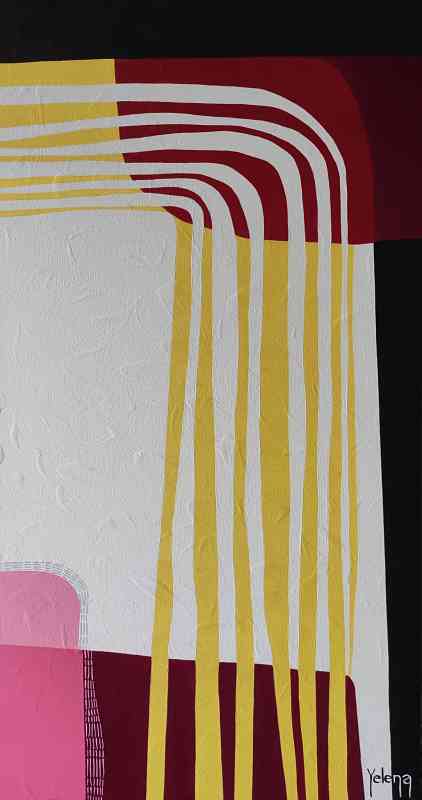 Before after II — actylic on canvas by Yelena Revis