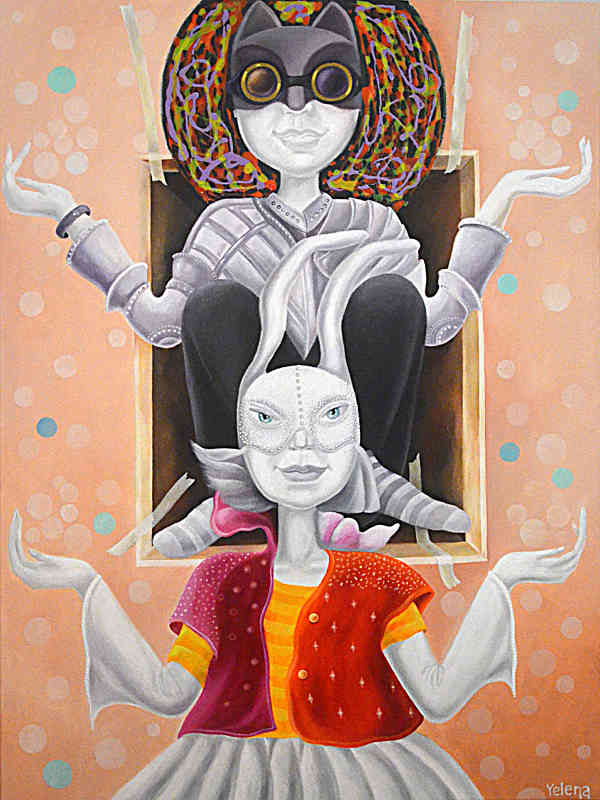 Equilibrium — oil on canvas by Yelena Revis