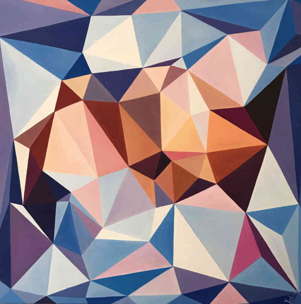 Frost flower — oil on canvas by Yelena Revis