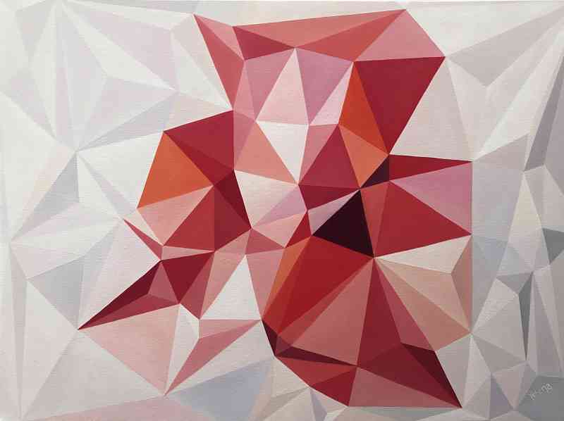 Living Coral — oil on canvas by Yelena Revis