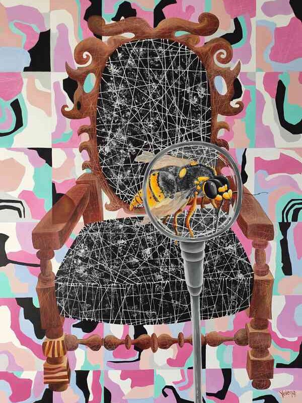 Look what I found — oil on canvas by Yelena Revis