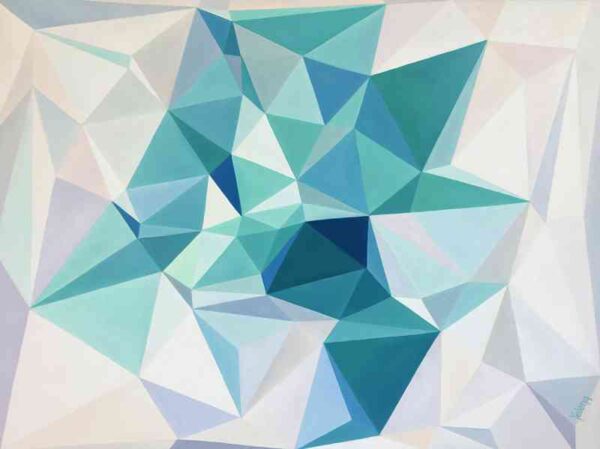 Moonlight jade — oil on canvas by Yelena Revis