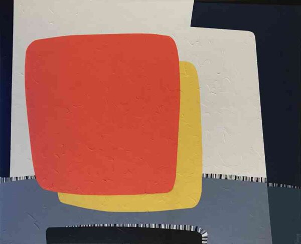 Mysterious sun — acrylic on canvas by Yelena Revis