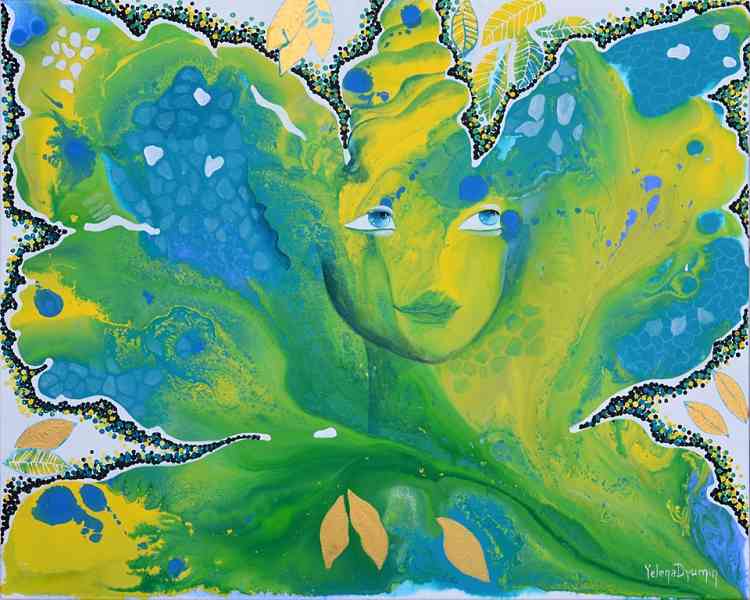 Transformation — acrylic on canvas by Yelena Revis