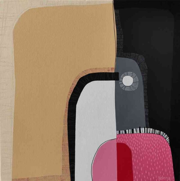 Urban bliss I — oil and acrylic on canvas by Yelena Revis