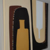 Side view of After the Weekend by Yelena Revis showing canvas depth and finished painted edges
