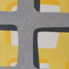 Fine Line Grid Texture Detail — "Behind the Windows" Abstract Painting by Yelena Revis Detail of hand-drawn line texture on the grey grid over yellow windows in Behind the Windows by Yelena Revis