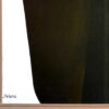 Curved Shadows painting detail by Yelena Revis showing the artist signature in the lower left corner.