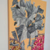 Fractured Monolith Side Profile View – Canvas Painting by Yelena Revis Side view of Fractured Monolith by Yelena Revis showing canvas depth and painted edges