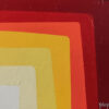 Yelena Revis white signature beside red, orange and yellow concentric bands in Shades of Maze